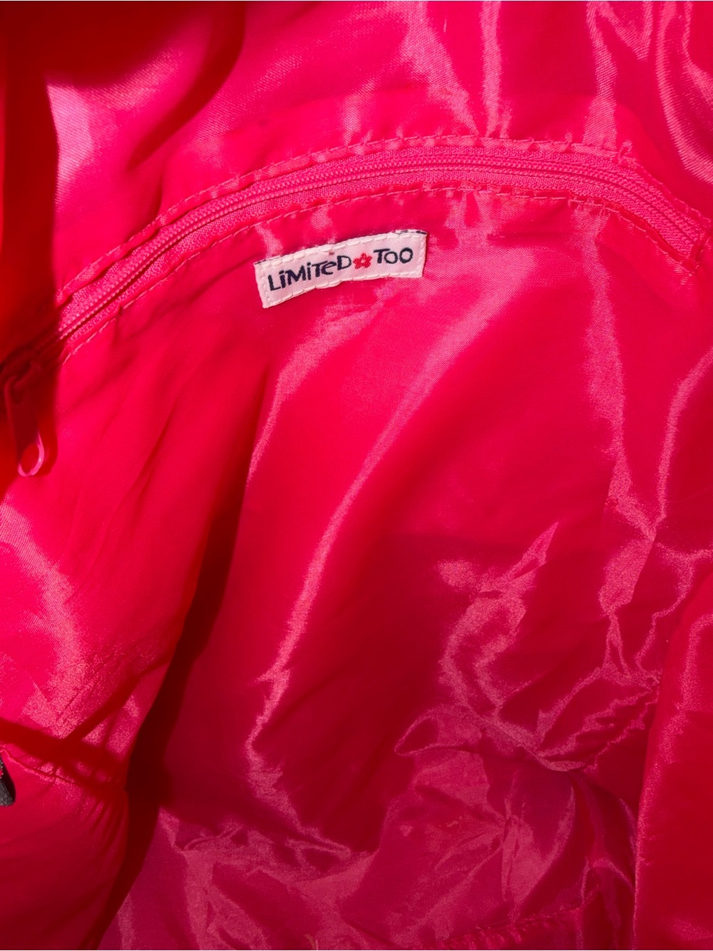 🩷🧡 Limited Too RARE Y2K Sequin Drawstring Backpack - Picture 8 of 8
